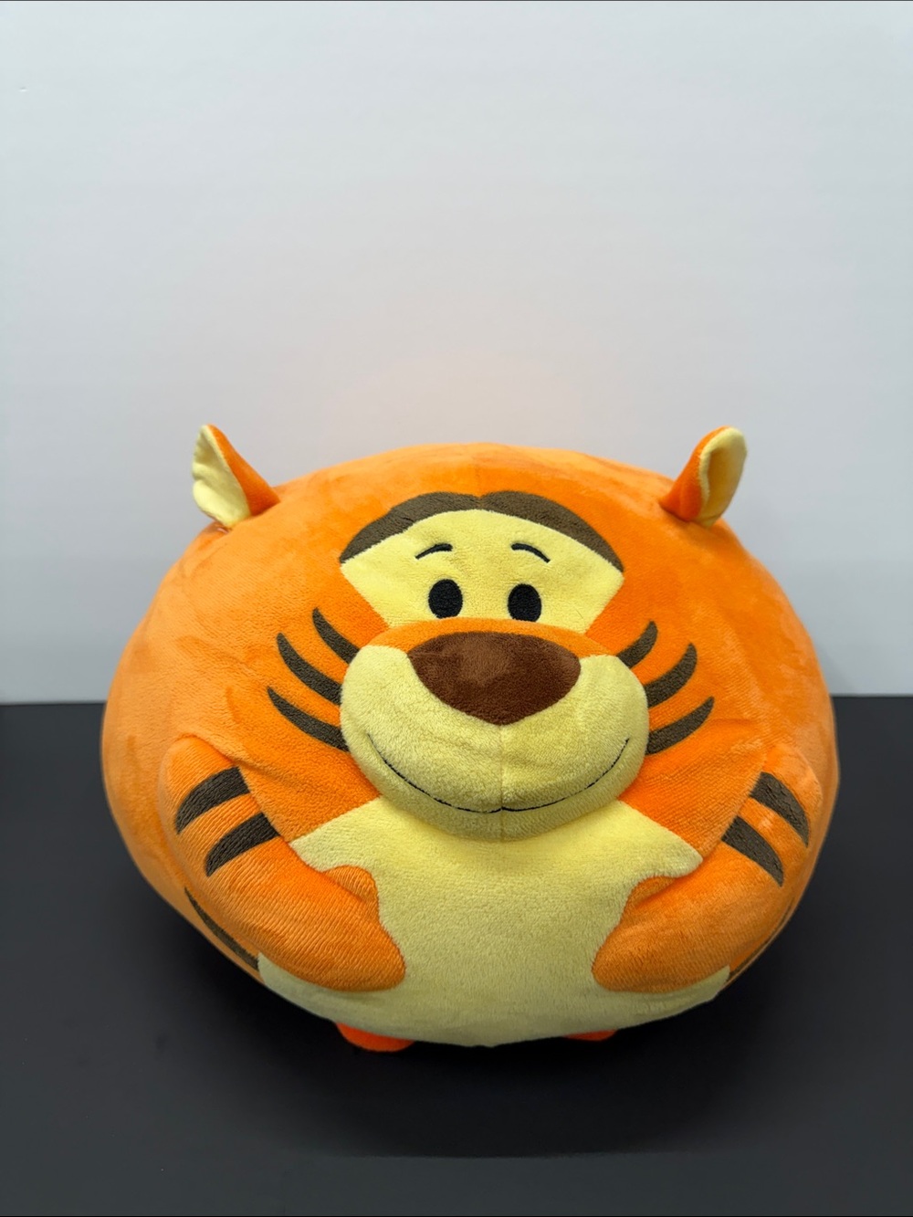 Disney Ty Orange and Yellow Tigger Plush Round Hug Toy